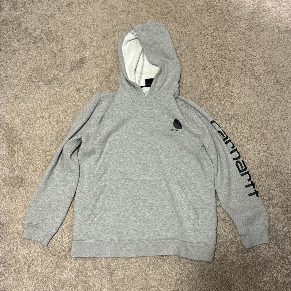 Carhartt Heather Gray Boys Hoodie